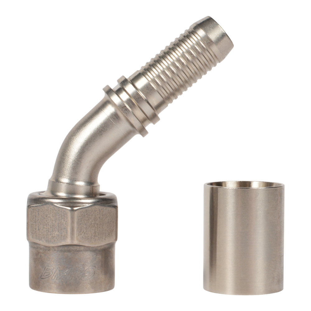 Bmrs An Smooth Bore Stainless Steel Crimp Fitting Joes Racing Products