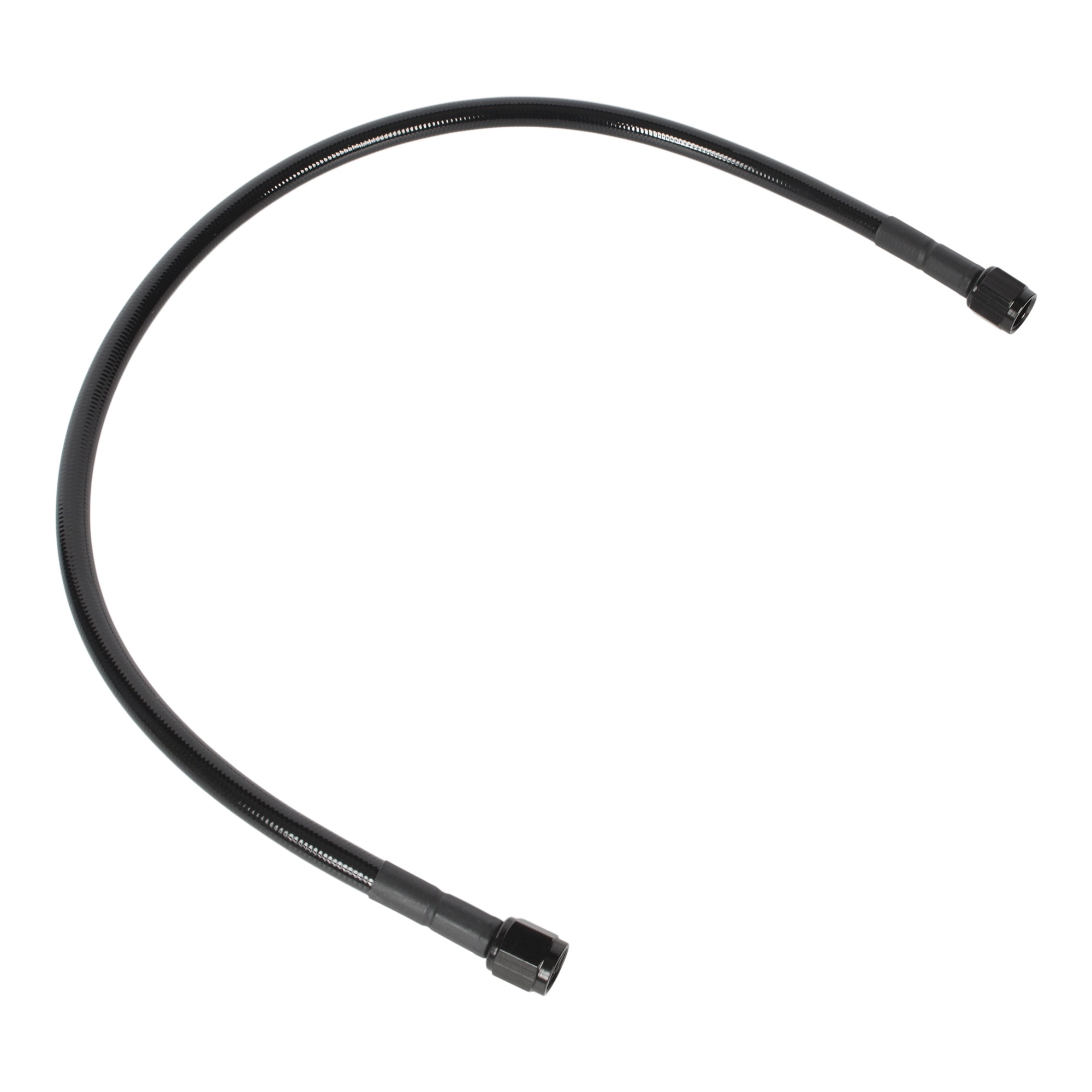 Allstar Coated Steel Braided Brake Lines with Aluminum Ends, Straight/90° -  JOES Racing Products