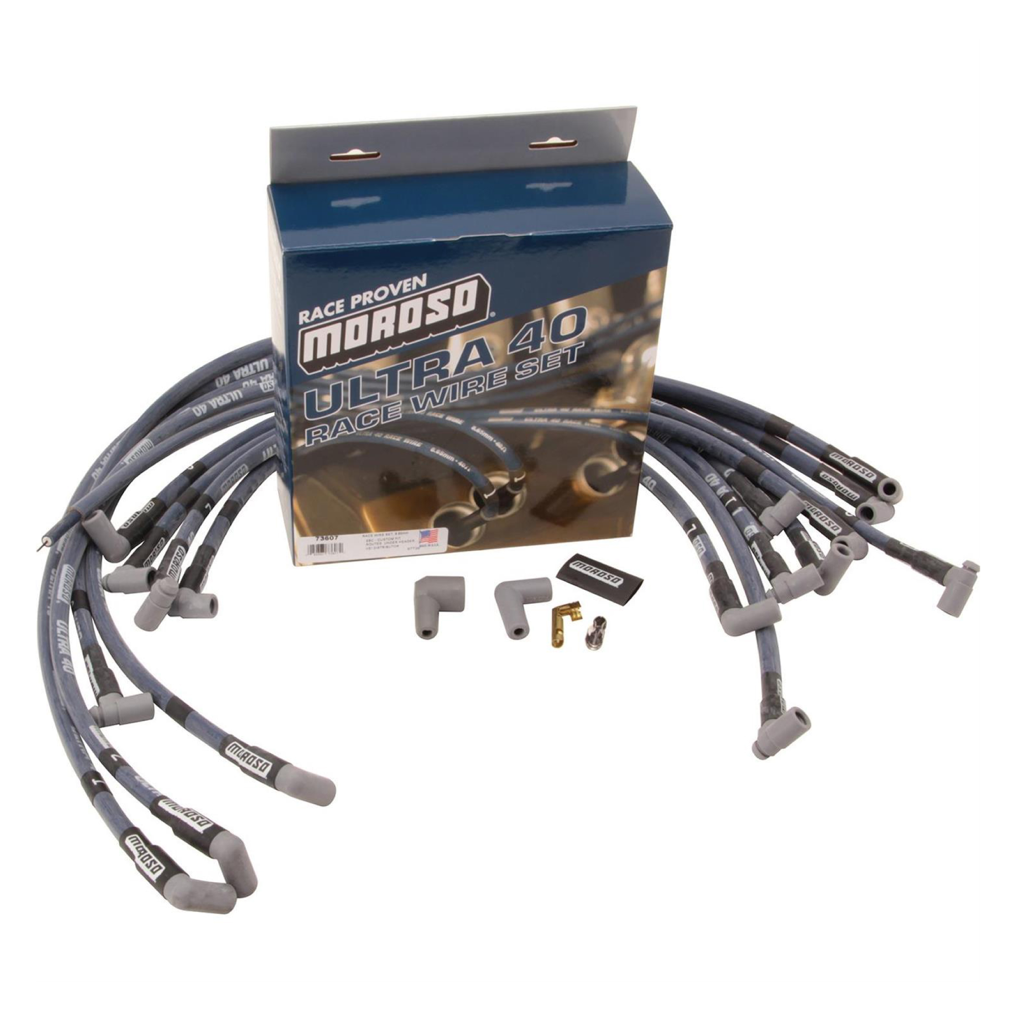 Moroso Ultra 40 Race Spark Plug Wire Set, Behind Headers - JOES Racing  Products