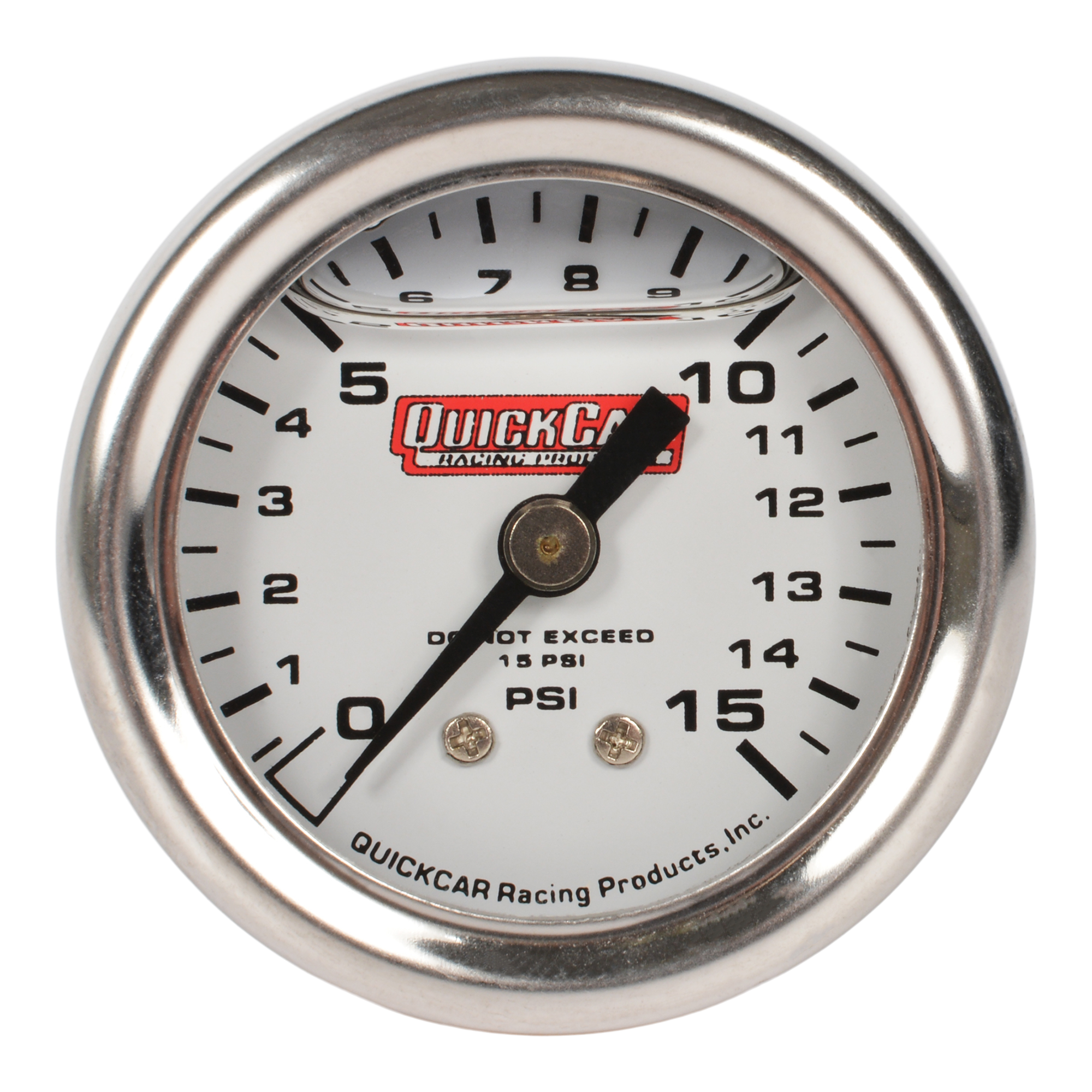 QuickCar Racing Mini Fuel Pressure Gauge 0-15psi Liquid Filled - JOES  Racing Products